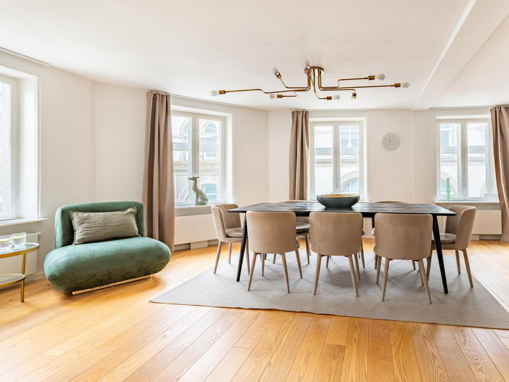 Sanders Regent - Chic Three-Bedroom Apartment Near Central Square Köpenhamn Exteriör bild