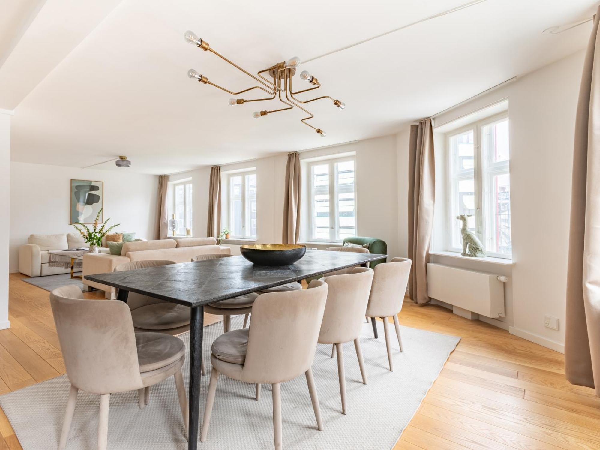 Sanders Regent - Chic Three-Bedroom Apartment Near Central Square Köpenhamn Exteriör bild